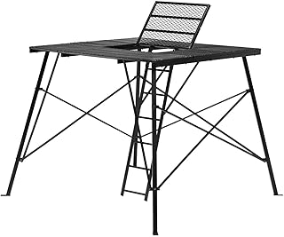 Muddy 65" L x 65" W x 5' H Ground Blind Platform - Durable Powder-Coated Steel Outdoor Hunting Trap Door Universal Platform, Ground Blind Not Included
