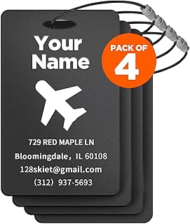 Pesccygne Custom Luggage Tags