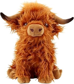 Fluffy Highland Cow Plush Toy