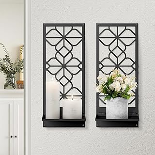 Minimalist Wall Candle Holder Set