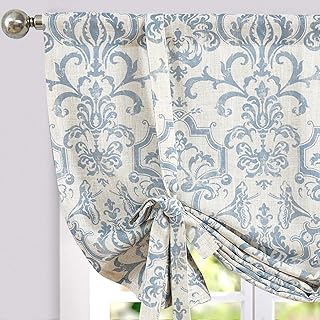 Jinchan Linen Floral Valance