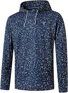 Hoodies for Men Golf Fleece Hooded Sweatshirts Dry Fit Athletic Lightweight Casual Midlayer Mens Hoodies Pullover