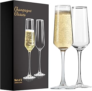 PARACITY Elegant Champagne Flutes