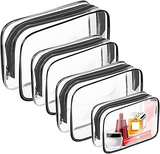 AURUZA Clear Travel Makeup Bag