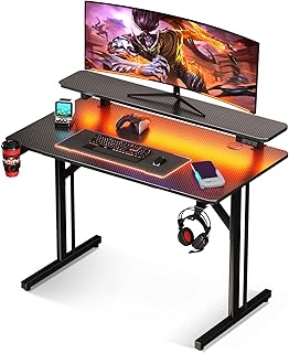 MOTPK LED Gaming Desk