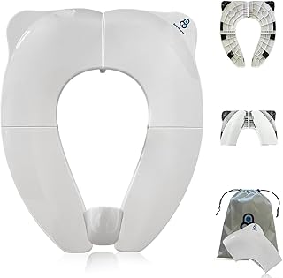 Baby Proof Me Potty Training Seat Travel – Foldable Potty Training Seat Cover for Toddlers, Portable, Travel Potty Seat, Folding Toilet Seat for Kids, and Toddler Toilet Seat Cover