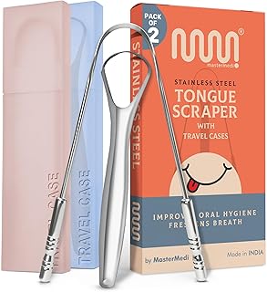 MasterMedi Stainless Tongue Scraper