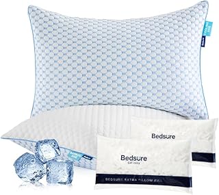 Bedsure Cooling Memory Foam Pillows
