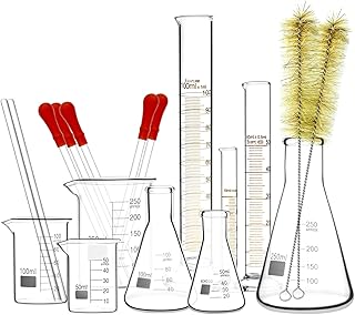 QWORK Lab Glassware Set