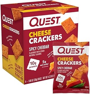 Quest Spicy Cheddar Cheese Crackers