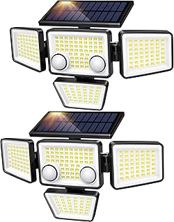 Solar 4-Head Motion Sensor Lights
