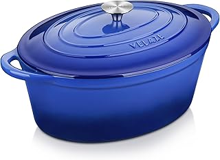 Velaze Enameled Cast Iron Dutch Oven