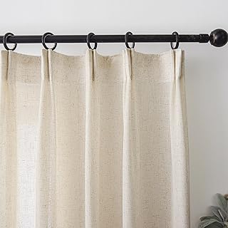 Neutral Linen Semi-Sheer Curtains