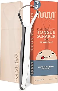 MasterMedi Steel Tongue Cleaner