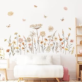 Boho Floral Wall Decals