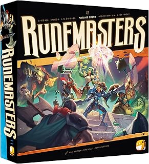 Runemasters Fantasy Cooperative Board Game - Strategy, Dice Adventure for Adults & Families - 1-4 Players, Ages 8+, 45 Min Playtime
