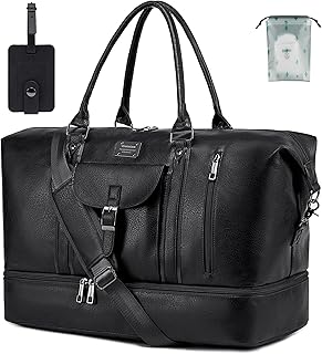 Weiatas Faux Leather Travel Duffel