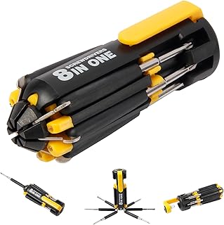 8-in-1 Flashlight Screwdriver Set