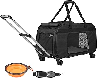 VEVOR Rolling Pet Carrier