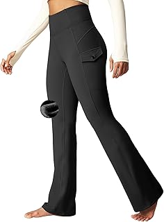 Heathyoga Fleece Thermal Cargo Pants