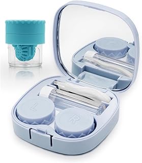 Blue Contact Lens Travel Kit