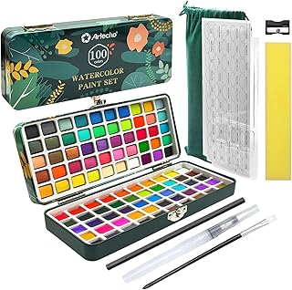 Artecho 100-Color Watercolor Set