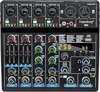 Depusheng M6 Mini DJ Mixer