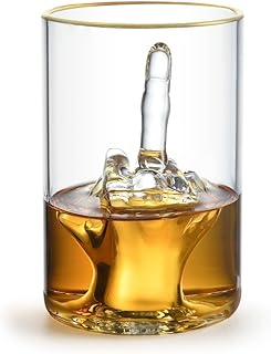 3D Middle Finger Shot Glasses