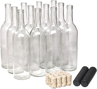 Bordeaux Wine Bottle & Cork Kit