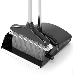 Long-Handle Broom & Dustpan Set