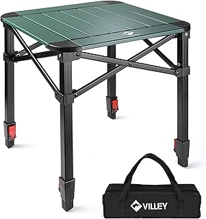 VILLEY Foldable Camping Square Table