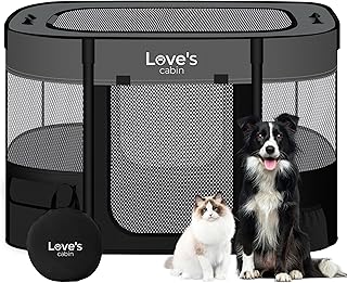 Love's Cabin Portable Pet Playpen