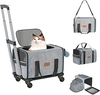 WH Rolling Cat Carrier