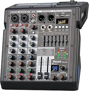 4-Channel Audio Mixer with DSP