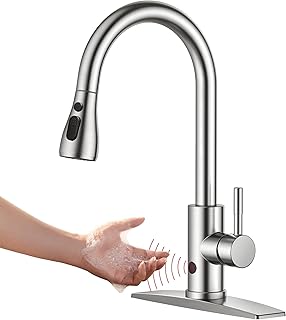 FORIOUS Touchless Pull-Down Kitchen Faucet