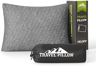 Compressible Memory Foam Travel Pillow