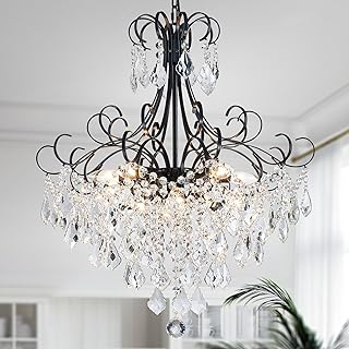 WUZUPS 10-Light Crystal Chandelier