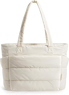 BAGSMART Lightweight Quilted Tote