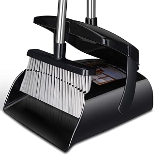 Upright Dustpan and Broom Set