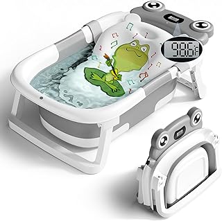 Collapsible Baby Tub with Thermometer