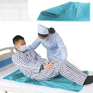 Sky Blue Tubular Patient Transfer Sheet