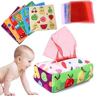 YOGINGO Montessori Baby Tissue Toy