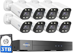 Hiseeu 4K PoE Security System