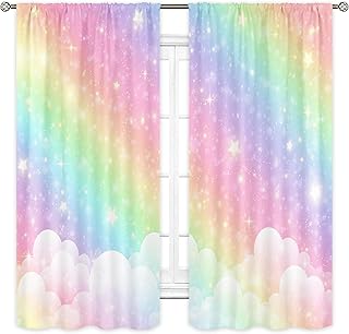 Cinbloo Rainbow Kids' Bedroom Curtains