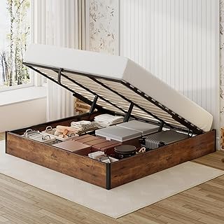 Queen Lift Storage Platform Bed