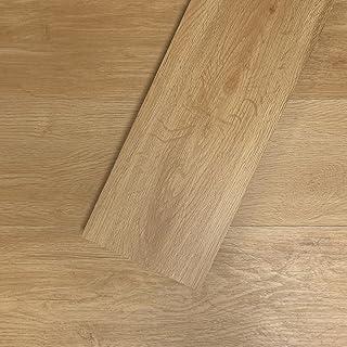 Mysflosy Peel & Stick Floor Tile, 36-Pack 54 Sq.Ft Waterproof Luxury Vinyl Flooring Self-Adhesive, Wood-Look Vinyl Planks for DIY Installation