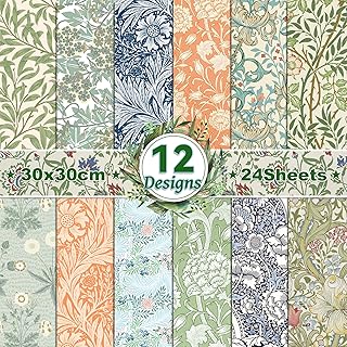 William Morris Floral Scrapbook Pad