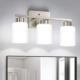 Brushed Nickel 3-Light Vanity