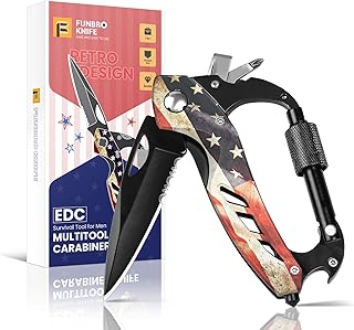 7-in-1 Carabiner Survival Gadget