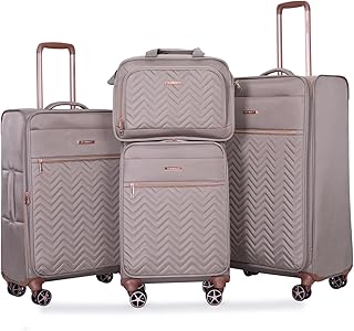 Travelhouse 4-Piece Lightweight Luggage Set